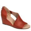 Journee Collection Womens Aretha Wedge Sandal - Rust -ShoeSphere Store US 01 102154 00