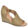 Journee Collection Womens Aretha Wedge Sandal - Taupe -ShoeSphere Store US 01 102155 00