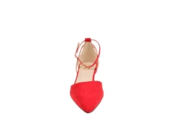 Journee Collection Womens Arkie Pump - Red -ShoeSphere Store US 01 102160 02