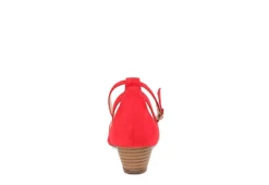 Journee Collection Womens Arkie Pump - Red -ShoeSphere Store US 01 102160 04