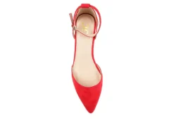 Journee Collection Womens Arkie Pump - Red -ShoeSphere Store US 01 102160 05
