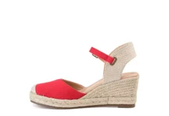 Journee Collection Womens Ashlyn Wedge Sandal - Red -ShoeSphere Store US 01 102164 03