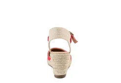 Journee Collection Womens Ashlyn Wedge Sandal - Red -ShoeSphere Store US 01 102164 04