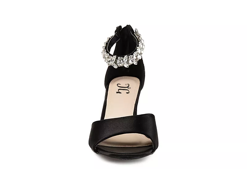 Journee Collection Womens Connor Wedge Sandal - Black 5 Journee Collection Womens Connor Wedge Sandal - Black - Image 3