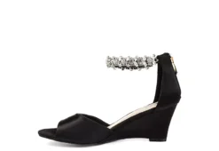 Journee Collection Womens Connor Wedge Sandal - Black 12 Journee Collection Womens Connor Wedge Sandal - Black -ShoeSphere Store US 01 102215 03