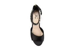 Journee Collection Womens Connor Wedge Sandal - Black 14 Journee Collection Womens Connor Wedge Sandal - Black -ShoeSphere Store US 01 102215 05