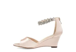 Journee Collection Womens Connor Wedge Sandal - Off White -ShoeSphere Store US 01 102217 03