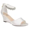 Journee Collection Womens Connor Wedge Sandal - White 1 Journee Collection Womens Connor Wedge Sandal - White -ShoeSphere Store US 01 102219 00