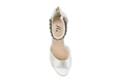Journee Collection Womens Connor Wedge Sandal - White 14 Journee Collection Womens Connor Wedge Sandal - White -ShoeSphere Store US 01 102219 05