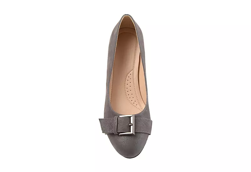 Journee Collection Womens Graysn Pump - Grey 8 Journee Collection Womens Graysn Pump - Grey - Image 6