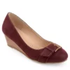 Journee Collection Womens Graysn Pump - Wine -ShoeSphere Store US 01 102246 00