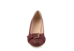 Journee Collection Womens Graysn Pump - Wine -ShoeSphere Store US 01 102246 02