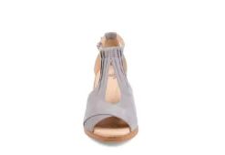 Journee Collection Womens Kedzie Wedge Sandal - Grey -ShoeSphere Store US 01 102267 02