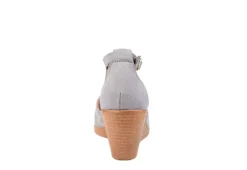 Journee Collection Womens Kedzie Wedge Sandal - Grey -ShoeSphere Store US 01 102267 04