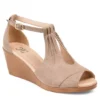 Journee Collection Womens Kedzie Wedge Sandal - Taupe -ShoeSphere Store US 01 102269 00
