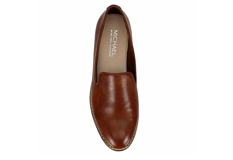 Michael By Michael Shannon Womens Sherrill Loafer - Cognac 8 Michael By Michael Shannon Womens Sherrill Loafer - Cognac - Image 6