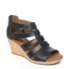 Rockport Womens Briah Gladiator Sandal - Black -ShoeSphere Store US 01 103833 00