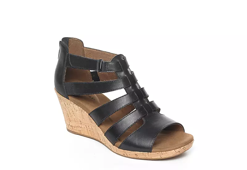Rockport Womens Briah Gladiator Sandal - Black 2 Rockport Womens Briah Gladiator Sandal - Black