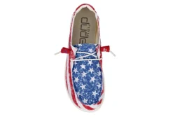 Heydude Womens Wendy Slip On Sneaker - Red -ShoeSphere Store US 01 104700 05