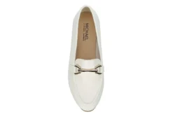 Michael By Michael Shannon Womens Silvana Loafer - White 14 Michael By Michael Shannon Womens Silvana Loafer - White -ShoeSphere Store US 01 104946 05