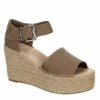 Michael By Michael Shannon Womens Giulia Wedge Sandal - Taupe -ShoeSphere Store US 01 105204 00