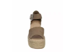 Michael By Michael Shannon Womens Giulia Wedge Sandal - Taupe -ShoeSphere Store US 01 105204 02