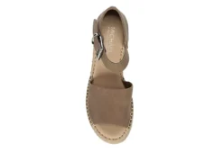 Michael By Michael Shannon Womens Giulia Wedge Sandal - Taupe -ShoeSphere Store US 01 105204 05