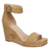 Xappeal Womens Amora Wedge Sandal - Tan 2 Xappeal Womens Amora Wedge Sandal - Tan -ShoeSphere Store US 01 105214 00