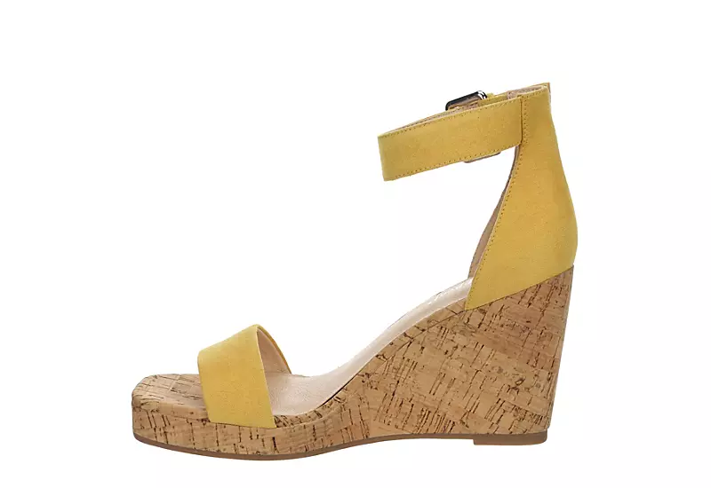 Xappeal Womens Amora Wedge Sandal - Yellow 6 Xappeal Womens Amora Wedge Sandal - Yellow - Image 4