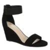Xappeal Womens Camryn Wedge Sandal - Black -ShoeSphere Store US 01 105234 00