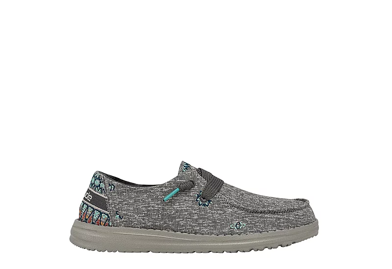 Heydude Womens Wendy Slip On Sneaker - Grey 4 Heydude Womens Wendy Slip On Sneaker - Grey - Image 2