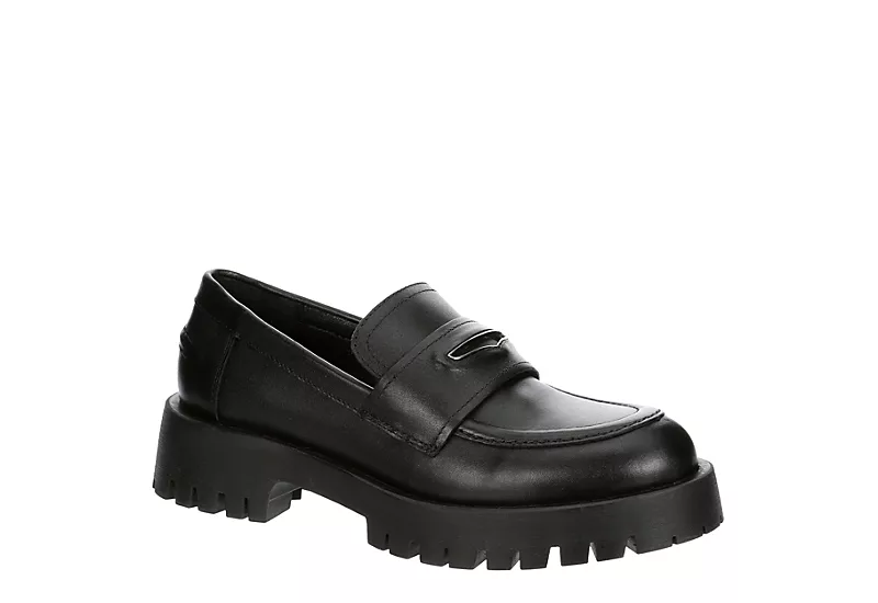Steve Madden Womens Lawrence Loafer - Black 3 Steve Madden Womens Lawrence Loafer - Black