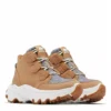 Sorel Womens Kinetic Breakthru Caribou High Top Sneaker - Tan -ShoeSphere Store US 01 105783 00