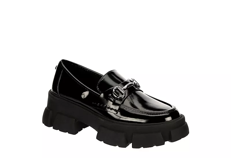 Steve Madden Womens Trifecta Loafer - Black 3 Steve Madden Womens Trifecta Loafer - Black
