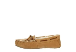 Minnetonka Womens Marj Moc Slipper - Tan -ShoeSphere Store US 01 106044 03