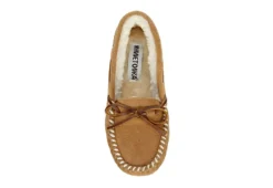 Minnetonka Womens Marj Moc Slipper - Tan -ShoeSphere Store US 01 106044 05