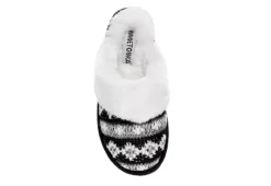 Minnetonka Womens Twyla Scuff Slipper - Black 14 Minnetonka Womens Twyla Scuff Slipper - Black -ShoeSphere Store US 01 106047 05