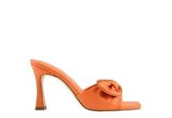 Marc Fisher Womens Demar Slide Sandal - Orange -ShoeSphere Store US 01 106243 01