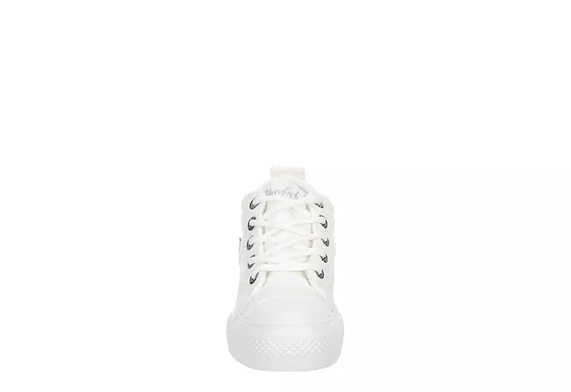 Blowfish Womens Megan Slip On Wedge Sneaker - White 4 Blowfish Womens Megan Slip On Wedge Sneaker - White - Image 3