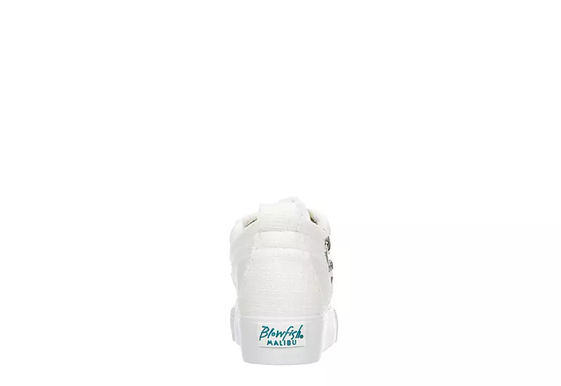Blowfish Womens Megan Slip On Wedge Sneaker - White 6 Blowfish Womens Megan Slip On Wedge Sneaker - White - Image 5