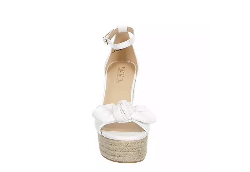 Michael By Michael Shannon Womens Baye Wedge Sandal - White 5 Michael By Michael Shannon Womens Baye Wedge Sandal - White - Image 3