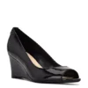 Nine West Womens Cape 9x9 Wedge - Black -ShoeSphere Store US 01 107192 00