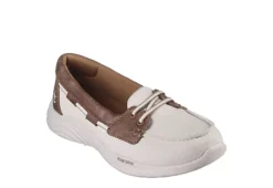 Skechers Womens Arch Fit Lift Sneaker - Natural