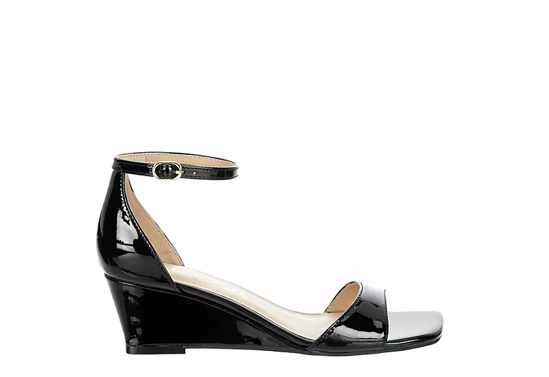 Unisa Womens Karder Wedge Sandal - Black 4 Unisa Womens Karder Wedge Sandal - Black - Image 2