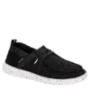 Heydude Womens Wendy Halo Slip On Sneaker - Black -ShoeSphere Store US 01 107703 00