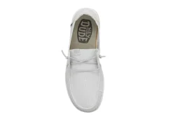 Heydude Womens Wendy Slip On Sneaker - White -ShoeSphere Store US 01 107704 04