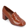 Journee Collection Womens Liyla Pump - Cognac -ShoeSphere Store US 01 108361 00