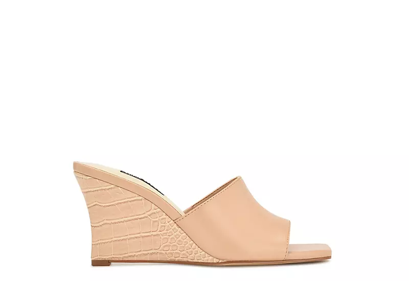 Nine West Womens Rovah Wedge Sandal - Natural 4 Nine West Womens Rovah Wedge Sandal - Natural - Image 2