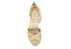 Chinese Laundry Womens Celly Wedge Sandal - Beige -ShoeSphere Store US 01 132194 05
