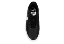 Nike Womens Court Vision Alta Sneaker - Black -ShoeSphere Store US 01 400530 05